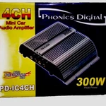 Mini Car Amplifier PD-IC4CH 300W. Fixed Price $15.00.