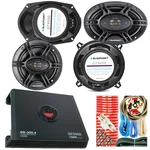 4X Blaupunkt 900W 6"X9" 720W 6.5" Speakers + Gravity GR300.4 1200W Amp Kit. Fixed Price $219.99.