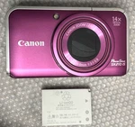 Canon Powershot SX210 Is Purple 14.1MP Compact Digital Camera 14X Hdmi Japan. Fixed Price $205.00.