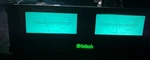 Old School Mcintosh MPM4000 Meter New Bulbs Works Perfectly Scuffed Up Faceplate. Fixed Price $350.00.