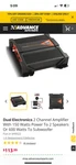 Dual Xpr Amplifier. Fixed Price $40.00.