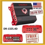 Crunch DR-1325.4D V-drive 1320W Max Power Channel Car Amplifier Class New. Fixed Price $83.95.