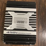 Kenwood KAC-819- 450W Peak Car Audio Amplifier Rare. Fixed Price $69.00.