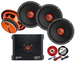 Jbl Shock Wave 6.5" Speakers + Gravity 1200 Watts 4CH Car Audio Amplifier Kit. Fixed Price $299.95.