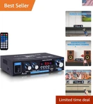 Achieve Sound With 200W Bluetooth Amplifier & Easy Plug-and-play Inputs. Fixed Price $54.79.