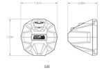 Ssv Works Universal 6.5'' Cage Mounted Unloaded Speaker Pods With 1.75" Clamps. Fixed Price $289.99.