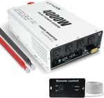 4000W Power Inverter 12V To 120V With Lcd, Usb, Remote & Outlets. Fixed Price $381.99.