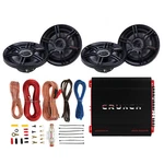Crunch PX-1000 Car Stereo Amp With 4 3-WAY Speakers And Soundstorm Wiring Kit. Fixed Price $130.99.