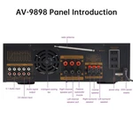 3000W Stereo Hifi Power Amplifier 5.1CHANNEL Subwoofer Bluetooth Audio. Fixed Price $119.38.