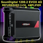 1200.2 Evox 4 Channel Soundigital Amplifier Watts Factory Refurbished. Fixed Price $489.99.