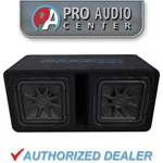 44DL7S122 Kicker 12" Solobaric Subwoofer Dual Loaded Enclosure Ported 1500W. Fixed Price $722.96.