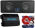Memphis MBE8D12 Ported Enclosure 2X 8" Subs 1400W + Hifonics 1350W Amp & Kit. Fixed Price $489.99.