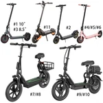 Aovopro Foldable Electric Scooter, 350W-800W No/ Dual Shock Absorber 19/22/31MPH. Fixed Price $299.00.