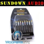 Sundown Audio 12FT Saz 4CHANNEL Solid 100% Ofc Copper Twisted Rca Amplifier Wire. Fixed Price $79.99.