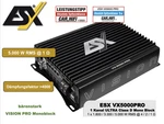 Esx VX5000PRO Mono Class Digital Amplifier 5000W Rms 1-CHANNEL B-ware. Fixed Price $700.48.