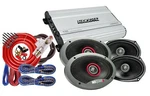 4X Mb Quart Competition 600W 6X9" Car Speakers + 1000W 4CH Amplifier Kit. Fixed Price $189.99.