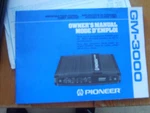 Pioneer GM-3000 2-CHANNEL 150X150W Car Amp. Fixed Price $600.00.