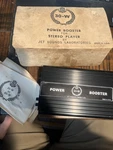 Jet Sounds 30-W Power Booster Amplifier For Stereo Player, Vintage New Box. Fixed Price $179.99.