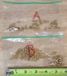 100 New Nos Alpine 3552 3508 3543 3539 3554 3566 3555 Brass Terminal Hex Studs. Fixed Price $24.99.