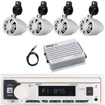 Pyle Usb Radio Media Player Receiver, 4X 2.25 ' 10W Max Off-road Speakers, Amp. Fixed Price $171.99.