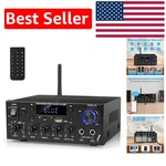 Versatile Hifi 2 Channel 500W Amplifier With Remote And Echo - Great For Karaoke. Fixed Price $105.99.