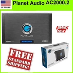 Planet Audio AC2000.2 Anarchy Series 2000W 2-CHANNEL Car Amplifier. Fixed Price $88.95.