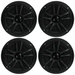 Boss 6.5" 360W Dual Cone Black Marine Boat Outdoor Audio Speakers, 4PK MR6B. Fixed Price $80.99.