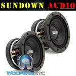 (2) Sundown Audio SD-3 D4 8" Subs 300W Rms Dual 4-OHM Subwoofers Speakers New. Fixed Price $299.98.