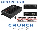 Crunch Gtx 1200.2D Compact Digital 2-CHANNEL Amplifier 1200W With Remote Control. Fixed Price $209.62.