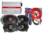 Mb Quart FKB146 4X6" +2X FKB169 6X9" Speaker +autotek AYA1100.4 Amp Kit. Fixed Price $209.99.