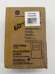 Ge Amp Ac Disconnect 240V Non-fused Outdoor Box TFN60RCP New. Fixed Price $22.00.