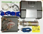 Pioneer 600W Mtx Amplifier Phone Rca Wires Digital Capacitor Aux Bass 12V. Fixed Price $149.00.
