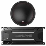 Mtx 3512-02 12" 250 Watt Rms Svc 2-OHM Car Audio Subwoofer+alpine Mono Amplifier. Fixed Price $429.90.