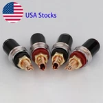 4PCS Pure Copper Plated Binding Post Banana Female Speaker Amplifier Terminals. Fixed Price $17.10.