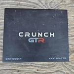 Crunch GTR-1000.4 1000W Channel Car Audio Amplifier Stereo. Fixed Price $49.99.