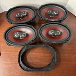Set Of 4 Maxxsonics 6X9 Speakers DCG169 Triaxial. Fixed Price $69.95.