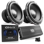 Nvx VSW104V3 10" Subwoofer + Monoblock Amplifier With Wiring Kits. Fixed Price $549.96.
