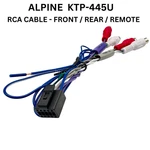 Authentic Alpine KTP445U KTP-445U Rca Cable / Front Rear Remote Harness. Fixed Price $46.95.