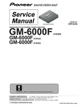 Service Manual Guide For Pioneer GM-6000. Fixed Price $12.51.