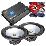 Gravity WZ2000.1D Mono 2000W Car Amp + 2X GR-15PW 15" 4 Ga Kit. Fixed Price $379.99.