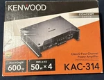 Kenwood KAC-314 Channel Amplifier Class 600W Car Audio Stereo Hi-res. Fixed Price $119.00.