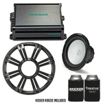 Kicker 10 Inch Led Marine Subwoofer (charcoal) 600 Watt Amplifier Bundle. Fixed Price $519.99.