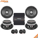 4X Prv 6MR250B-4 Slim 6.5" Pro Audio Speakers+ TW150SD-4 TWEETERS+QS800.4 Amp. Fixed Price $387.19.