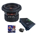 Memphis Mojo Pro MJP844 Subwoofer + AUDIO360 3000W Car Amplifier Gravity Kit. Fixed Price $279.99.