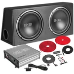 Car Subwoofer 1200W Dual Ported Enclosure Monoblock Belva BPKG212V2 Amplifier. Fixed Price $439.99.