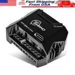 Compact 4 Channel Car Amplifier 500 Watts Class Mini Bridgeable Audio Black Us. Fixed Price $93.25.