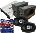 Infinity Alpha 6930 6X9" Speakers +1500W Amplifier 2X Box Kit. Fixed Price $179.99.