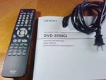 Denon Owner Manual, Remote Control, Power Cable. Fixed Price $33.00.