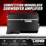 DS18 EXL-P2500X1D 2500W Rms Monoblock Korean Amplifier Class Subwoofer Car. Fixed Price $349.00.