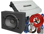 Jbl 1000W Compact 12" Subwoofer Enclosure + Audiobank 2000W Car Amplifier Kit. Fixed Price $379.99.